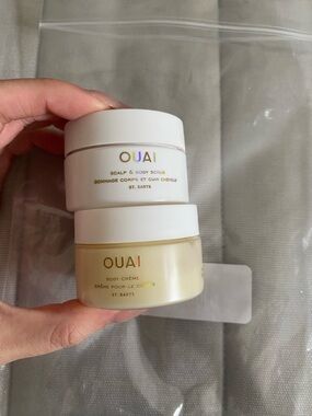 Ouai St.Barts body cream&scrub